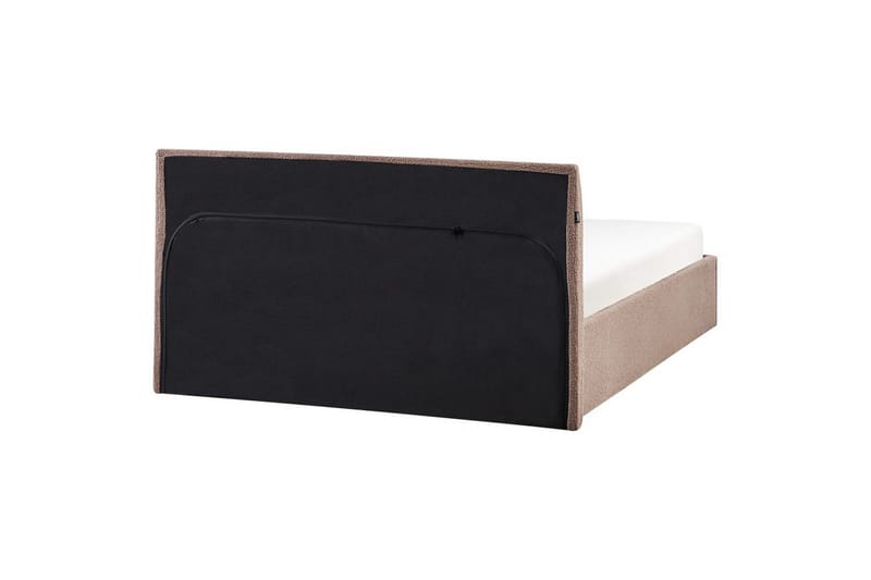 Säng med förvaring Orbey - Brun, 140x200 cm - Möbler - Säng - Sängram & sängstomme