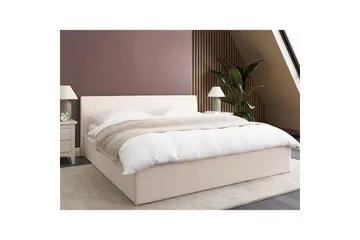 Säng med förvaring Orbey - Vit, 180x200 cm - Möbler - Säng - Sängram & sängstomme