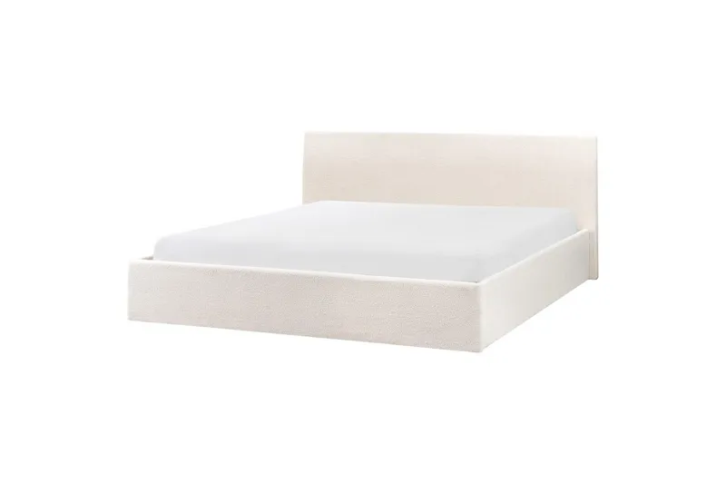 Säng med förvaring Orbey - Vit, 180x200 cm - Möbler - Säng - Sängram & sängstomme