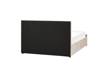 Säng med förvaring Rochefort - Beige, 140x200 cm - Möbler - Säng - Sängram & sängstomme