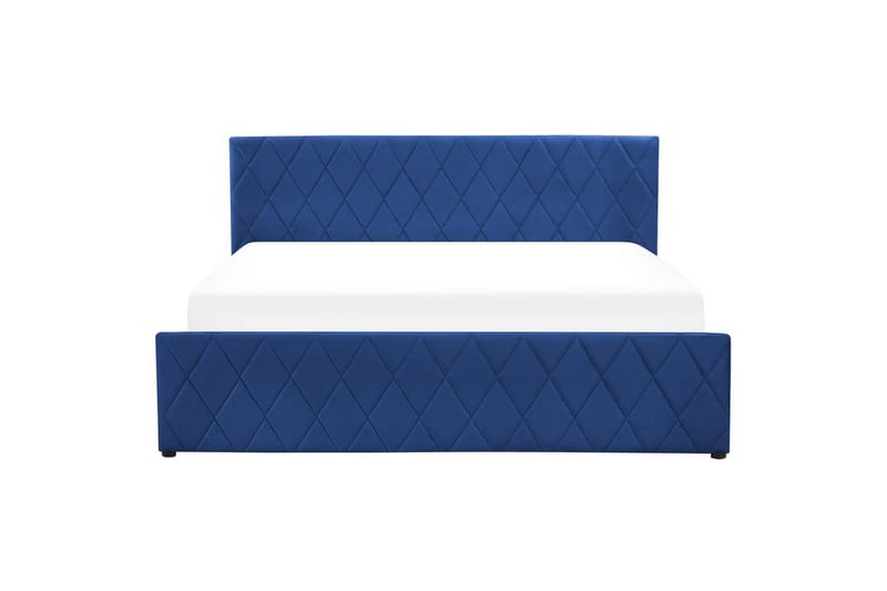 Säng med förvaring Rochefort - Blå, 180x200 cm - Möbler - Säng - Sängram & sängstomme