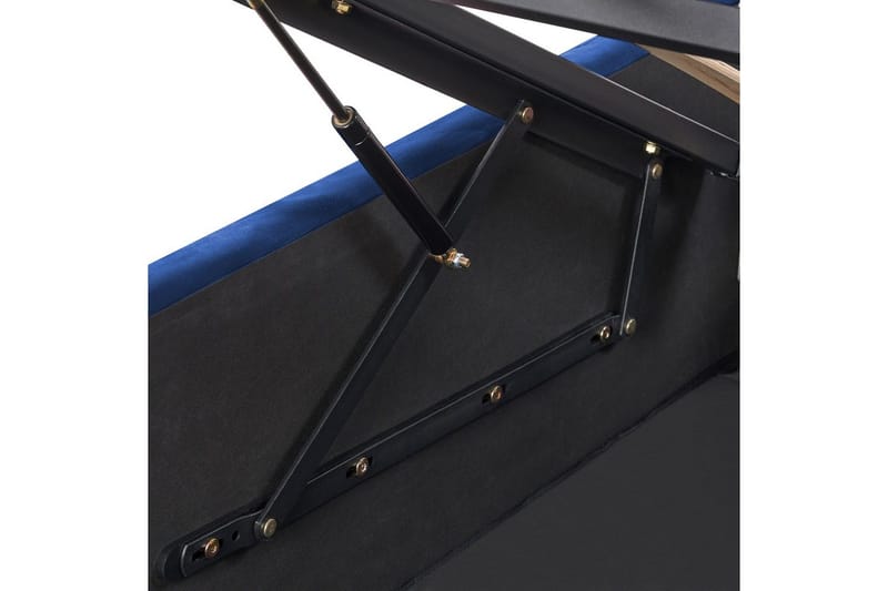 Säng med förvaring Rochefort - Blå, 180x200 cm - Möbler - Säng - Sängram & sängstomme