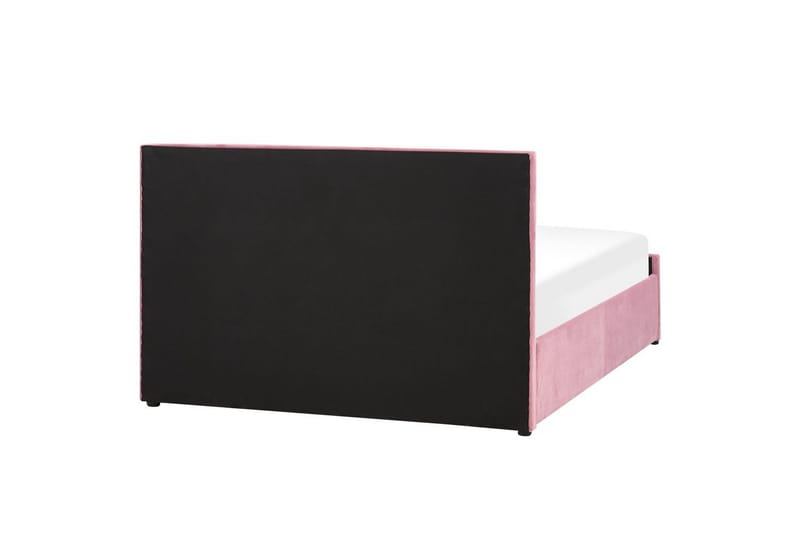 Säng med förvaring Rochefort - Rosa, 140x200 cm - Möbler - Säng - Sängram & sängstomme