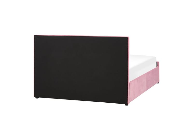 Säng med förvaring Rochefort - Rosa, 140x200 cm - Möbler - Säng - Sängram & sängstomme