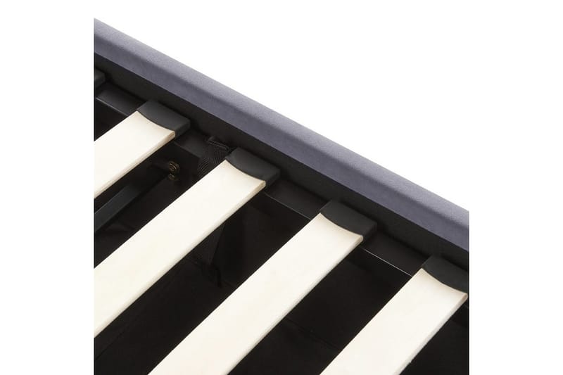 Säng med förvaring Rouen - Grå, 160x200 cm - Möbler - Säng - Sängram & sängstomme