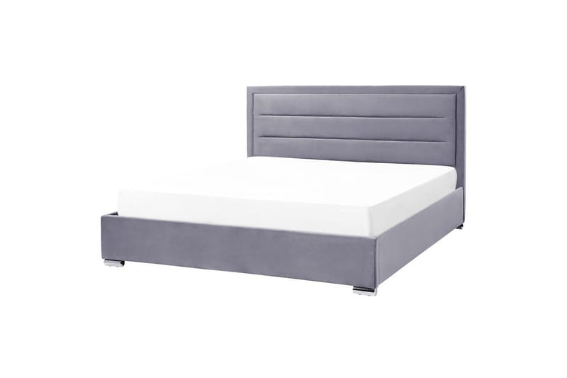 Säng med förvaring Rouen - Grå, 180x200 cm - Möbler - Säng - Sängram & sängstomme