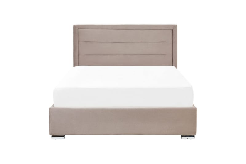 Säng med förvaring Rouen - Taupe, 140x200 cm - Möbler - Säng - Sängram & sängstomme
