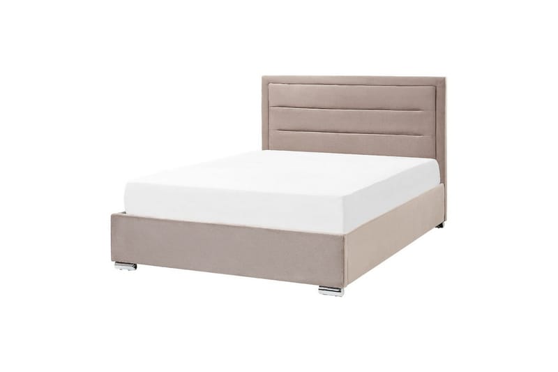Säng med förvaring Rouen - Taupe, 140x200 cm - Möbler - Säng - Sängram & sängstomme