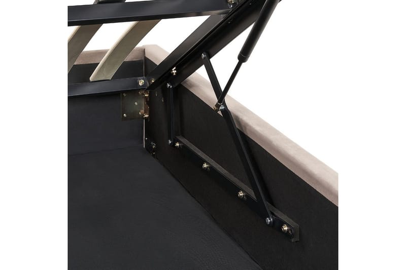 Säng med förvaring Rouen - Taupe, 140x200 cm - Möbler - Säng - Sängram & sängstomme