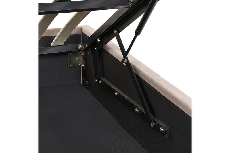 Säng med förvaring Rouen - Taupe, 180x200 cm - Möbler - Säng - Sängram & sängstomme