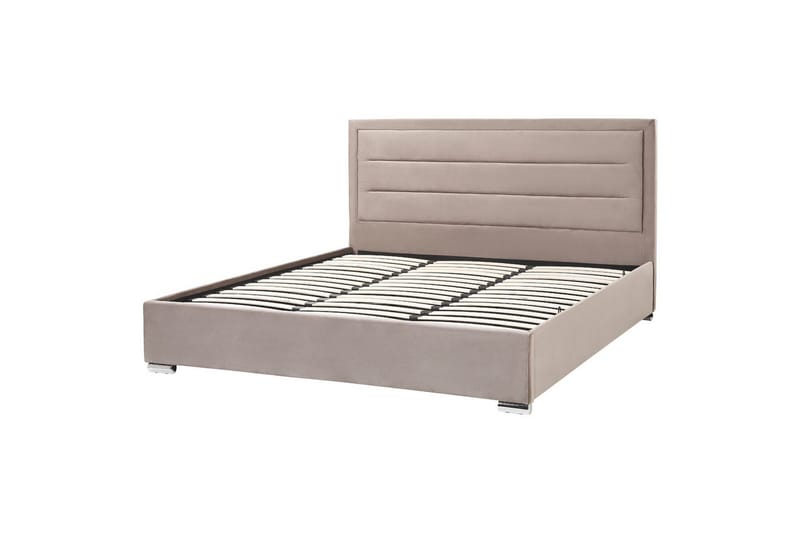 Säng med förvaring Rouen - Taupe, 180x200 cm - Möbler - Säng - Sängram & sängstomme