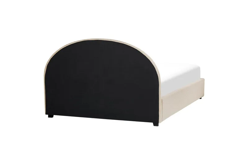 Säng med förvaring Vaucluse - Beige/Bouclé, 140x200 cm - Möbler - Säng - Sängram & sängstomme