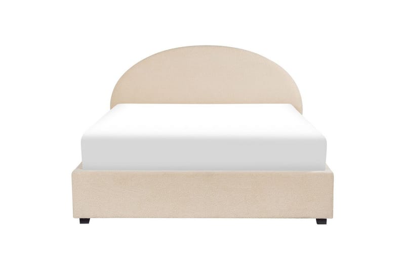 Säng med förvaring Vaucluse - Beige/Bouclé, 180x200 cm - Möbler - Säng - Sängram & sängstomme