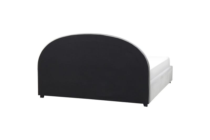 Säng med förvaring Vaucluse - Ljusgrå/Sammet, 180x200 cm - Möbler - Säng - Sängram & sängstomme