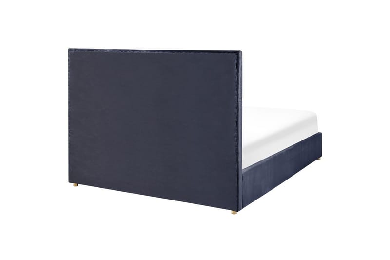 Säng med förvaring Vernoyes - Svart, guld, 180x200 cm - Möbler - Säng - Sängram & sängstomme