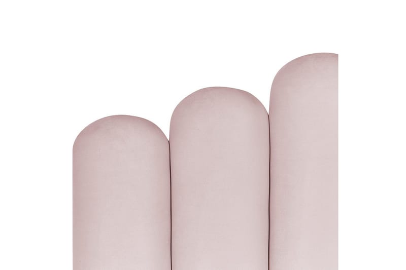 Säng med förvaring Vincennes - Rosa, Svart, 180x200 cm - Möbler - Säng - Sängram & sängstomme