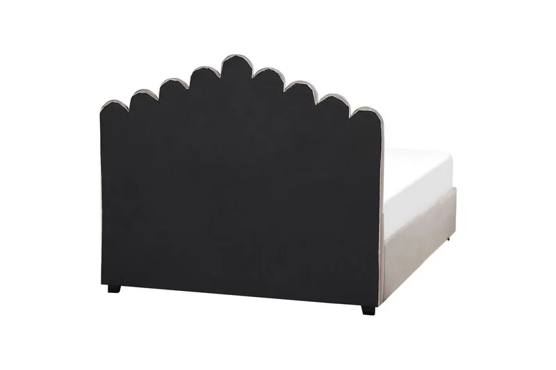 Säng med förvaring Vincennes - Taupe, svart, 140x200 cm - Möbler - Säng - Sängram & sängstomme