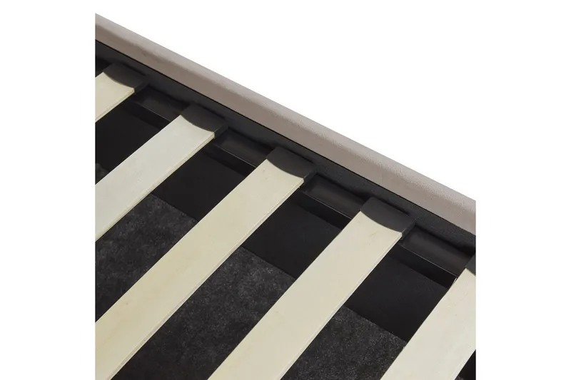 Säng med förvaring Vincennes - Taupe, svart, 140x200 cm - Möbler - Säng - Sängram & sängstomme