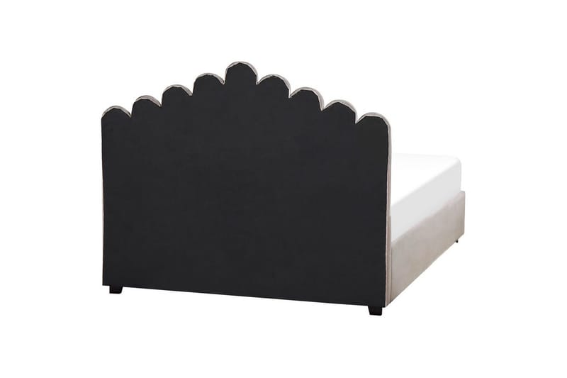 Säng med förvaring Vincennes - Taupe, svart, 160x200 cm - Möbler - Säng - Sängram & sängstomme