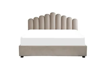 Säng med förvaring Vincennes - Taupe, svart, 180x200 cm - Möbler - Säng - Sängram & sängstomme