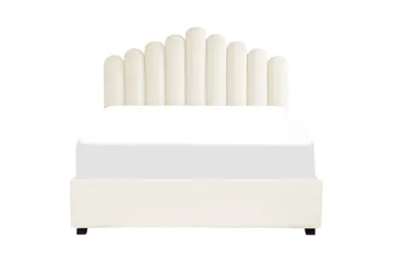 Säng med förvaring Vincennes - Vit, Svart, 160x200 cm - Möbler - Säng - Sängram & sängstomme
