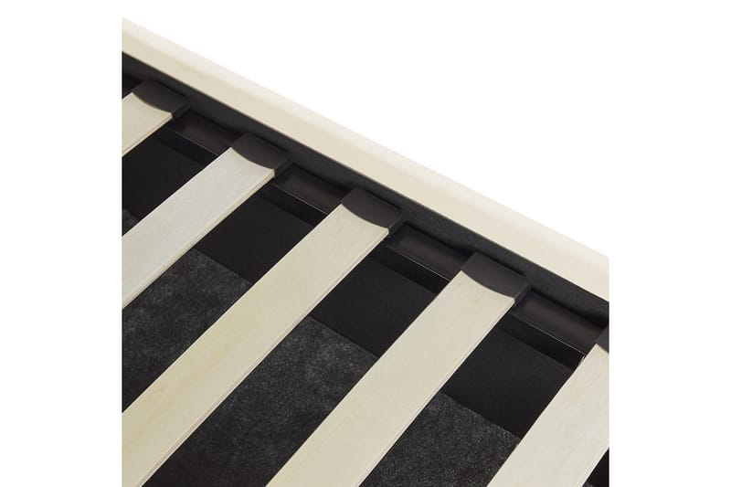 Säng med förvaring Vincennes - Vit, Svart, 180x200 cm - Möbler - Säng - Sängram & sängstomme