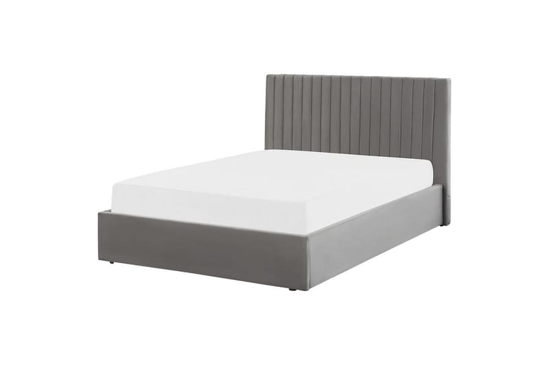 Säng med förvaring Vion - Grå, 140x200 cm - Möbler - Säng - Sängram & sängstomme