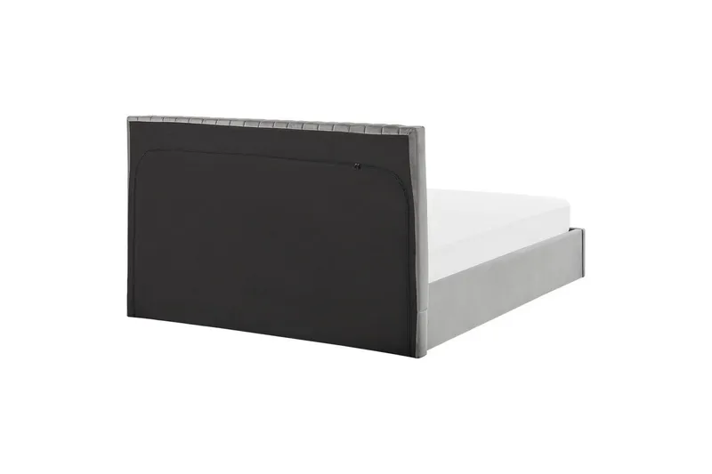 Säng med förvaring Vion - Grå, 160x200 cm - Möbler - Säng - Sängram & sängstomme
