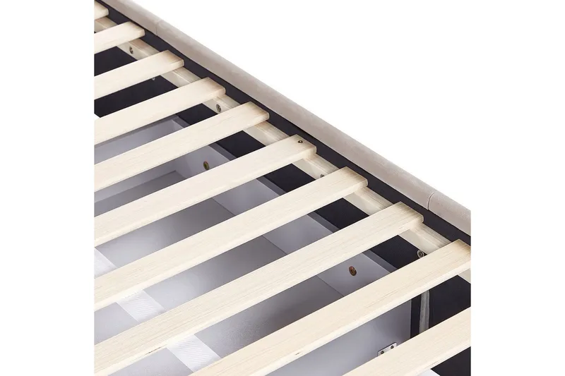 Säng med förvaringslådor Lievin - Beige, 160x200 cm - Möbler - Säng - Sängram & sängstomme