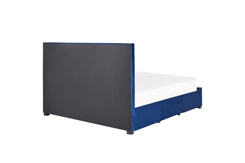 Säng med förvaringslådor Lievin - Blå, 180x200 cm - Möbler - Säng - Sängram & sängstomme