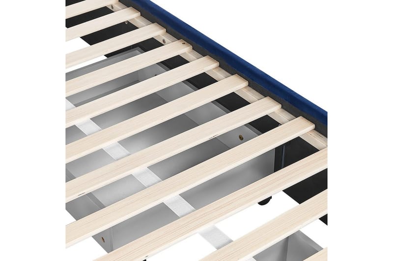 Säng med förvaringslådor Lievin - Blå, 180x200 cm - Möbler - Säng - Sängram & sängstomme