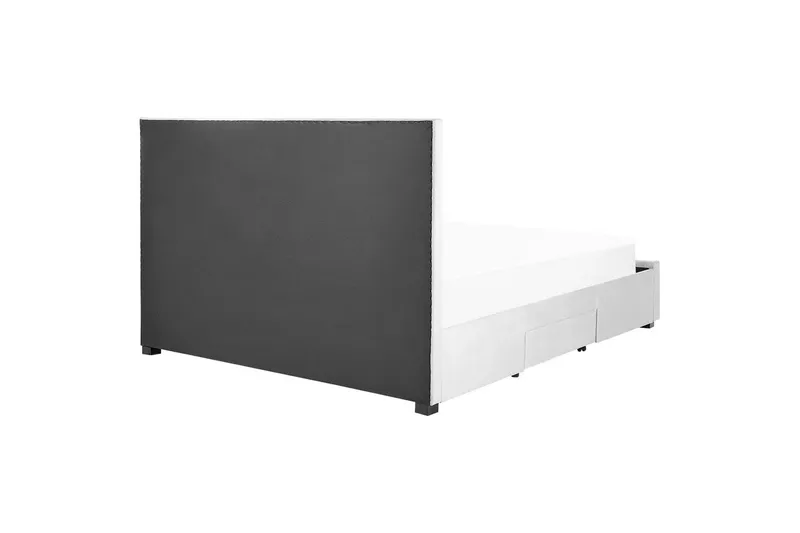 Säng med förvaringslådor Lievin - Grå, 180x200 cm - Möbler - Säng - Sängram & sängstomme