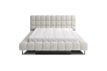 Säng med klädsel Eltap Magentta - 180x200 cm, Royal 04, Grå - Möbler - Säng - Sängar med förvaring