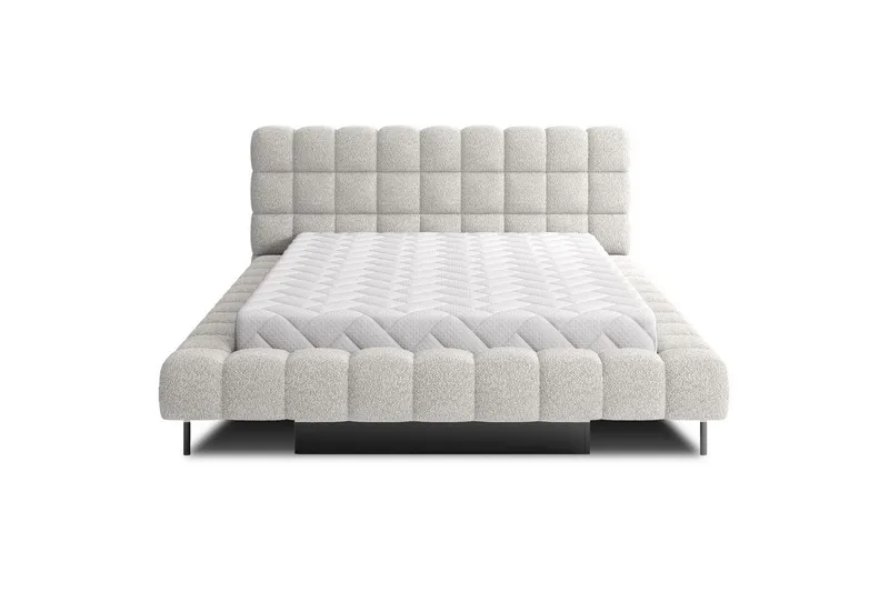 Säng med klädsel Eltap Magentta - 180x200 cm, Royal 04, Grå - Möbler - Säng - Sängar med förvaring
