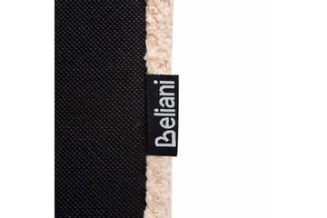 Säng med lamellram Albi - Beige, svart/Bouclé, 180x200 cm - Möbler - Säng - Sängram & sängstomme