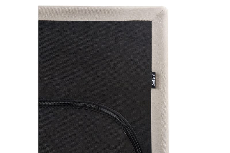 Säng med lamellram Albi - Beige, svart/Polyester, 140x200 cm - Möbler - Säng - Sängram & sängstomme