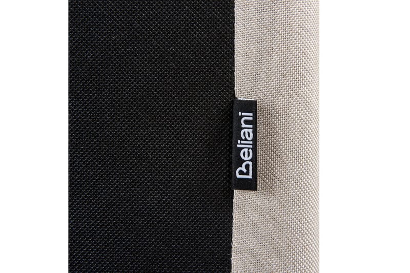 Säng med lamellram Albi - Beige, svart/Polyester, 140x200 cm - Möbler - Säng - Sängram & sängstomme