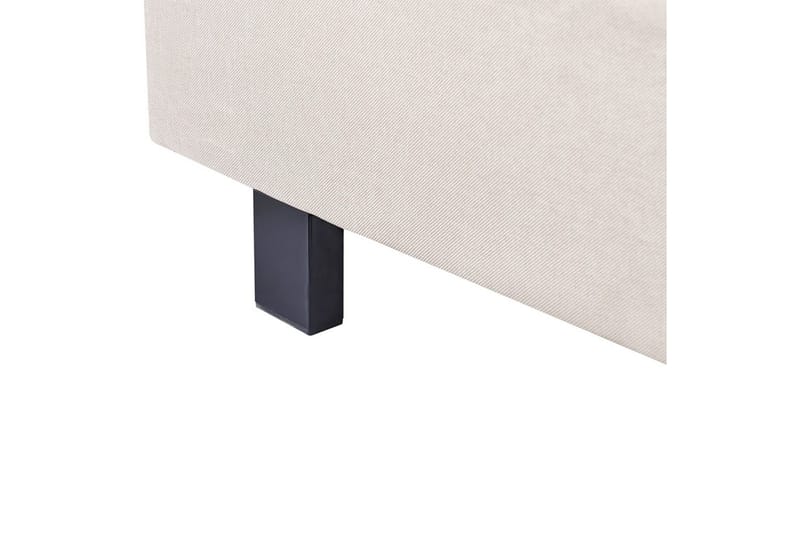 Säng med lamellram Albi - Beige, svart/Polyester, 140x200 cm - Möbler - Säng - Sängram & sängstomme
