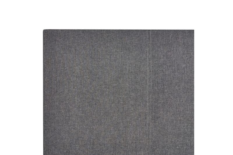 Säng med lamellram Albi - Grå, svart/Polyester, 140x200 cm - Möbler - Säng - Sängram & sängstomme