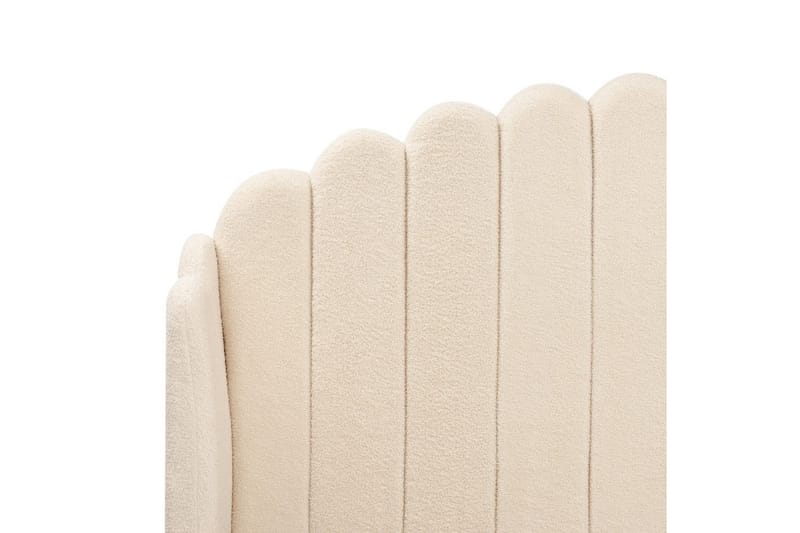 Säng med lamellram Ambillou - Beige, svart, 140x200 cm - Möbler - Säng - Sängram & sängstomme