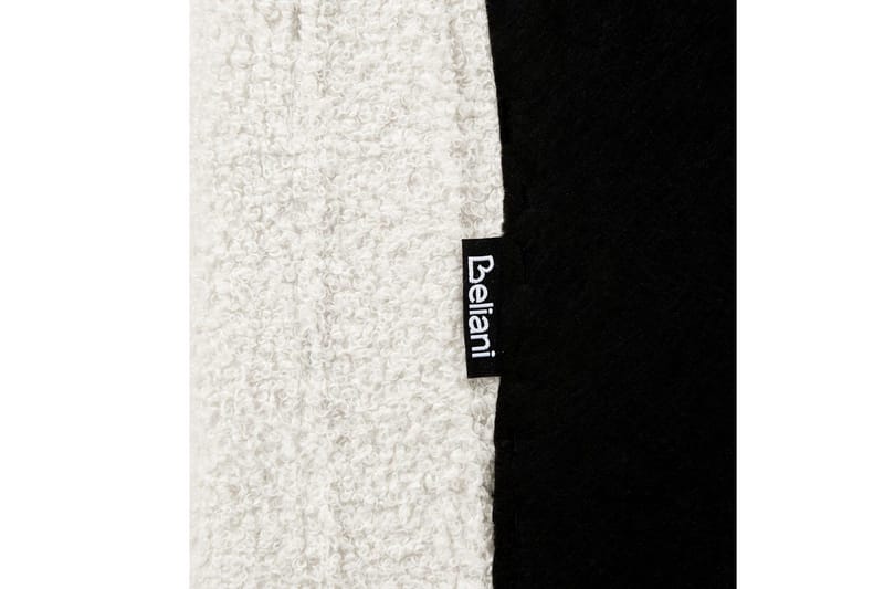 Säng med lamellram Ambillou - Vit, Svart, 180x200 cm - Möbler - Säng - Sängram & sängstomme