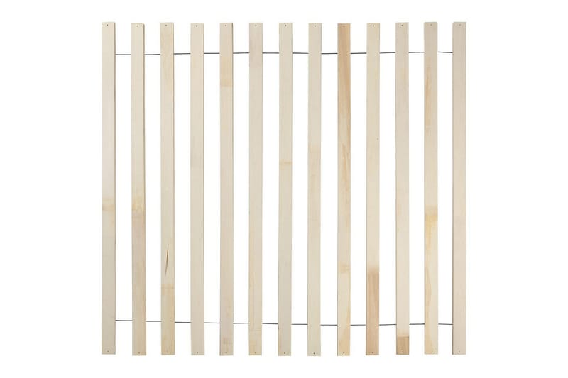 Säng med lamellram Boisset - Brun/Gummiträ, 160x200 cm - Möbler - Säng - Sängram & sängstomme