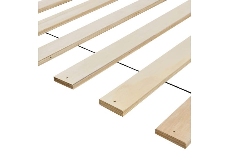 Säng med lamellram Boisset - Brun/Gummiträ, 180x200 cm - Möbler - Säng - Sängram & sängstomme