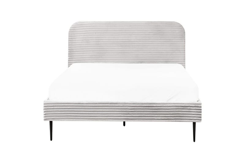 Säng med lamellram Flayat - Grå, svart, 140x200 cm - Möbler - Säng - Sängram & sängstomme