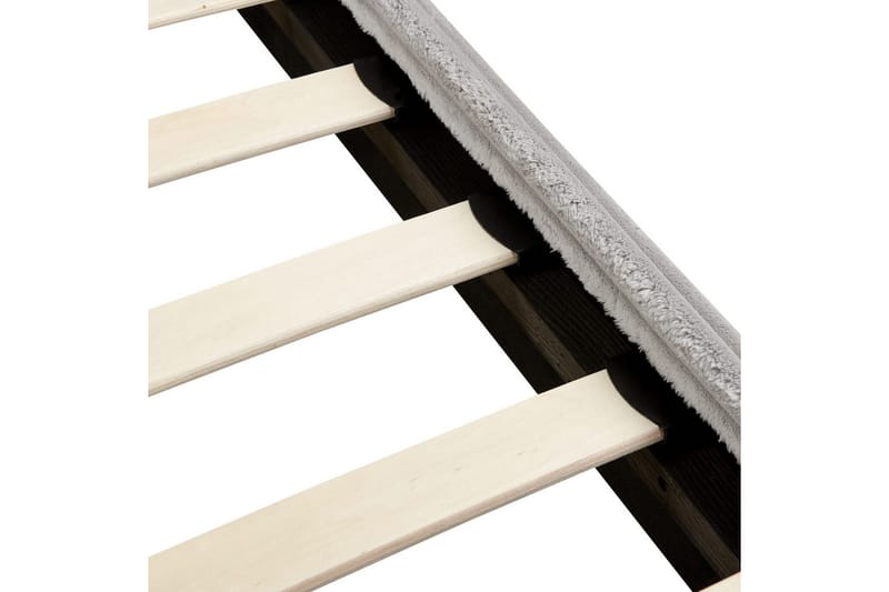 Säng med lamellram Flayat - Grå, svart, 140x200 cm - Möbler - Säng - Sängram & sängstomme