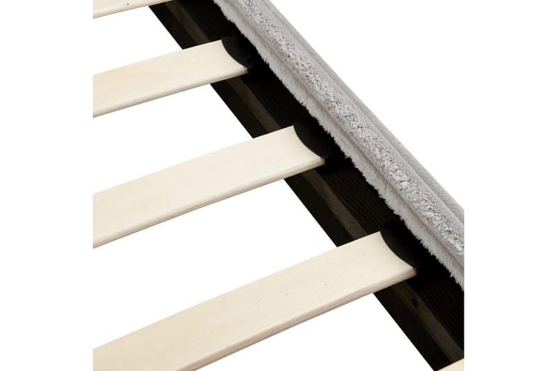 Säng med lamellram Flayat - Grå, svart, 180x200 cm - Möbler - Säng - Sängram & sängstomme