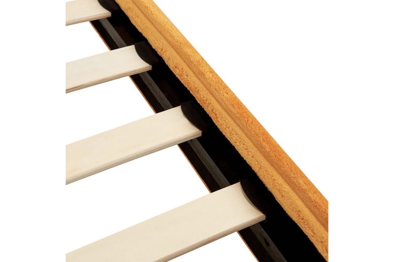 Säng med lamellram Flayat - Orange, svart, 140x200 cm - Möbler - Säng - Sängram & sängstomme