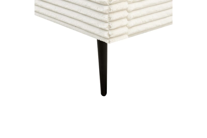 Säng med lamellram Flayat - Vit, Svart, 160x200 cm - Möbler - Säng - Sängram & sängstomme