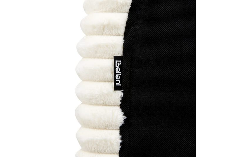 Säng med lamellram Flayat - Vit, Svart, 180x200 cm - Möbler - Säng - Sängram & sängstomme