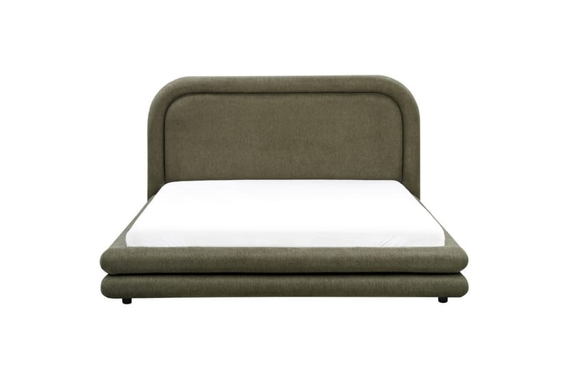 Säng med lamellram Lavardens - Grön, Svart, 160x200 cm - Möbler - Säng - Sängram & sängstomme